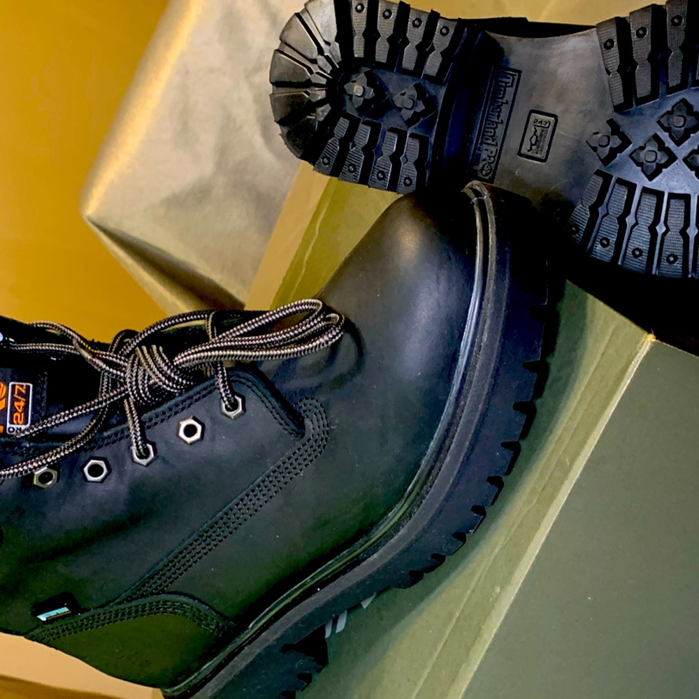Timberland PRO Black Rugged Work Boots